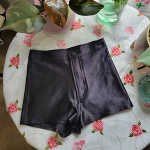 Black American Apparel disco shorts high waist XS